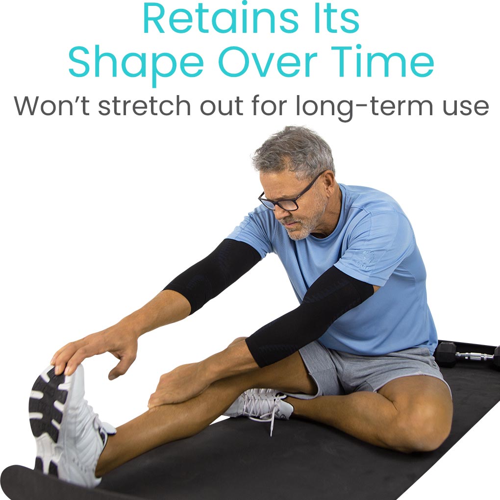 Elbow Compression Sleeve Black - Medium