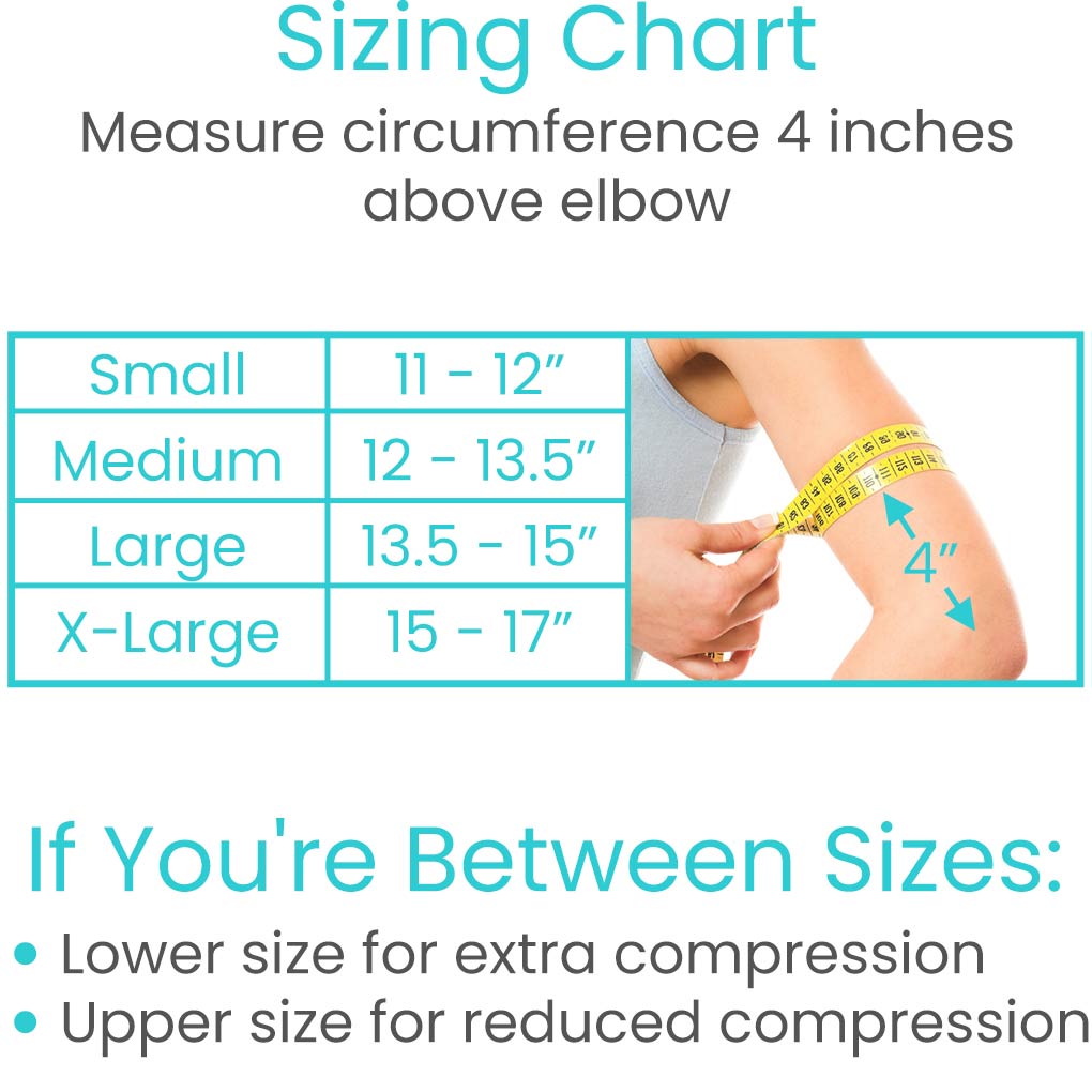 Elbow Compression Sleeve Black - Medium
