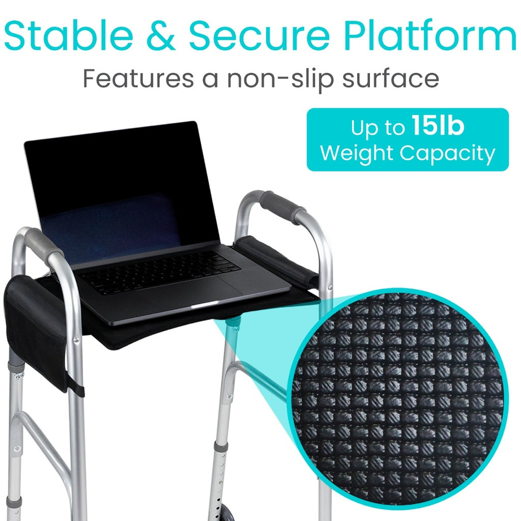 Walker Tray With Pockets