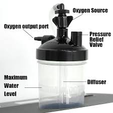 Salter Bubble Humidifier, 350Cc, Safety Pop Off Valve, 6psi50