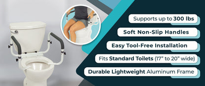 Compact Toilet Rail