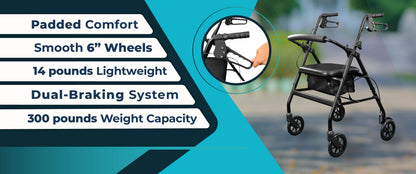 Aluminum Lightweight Rollator