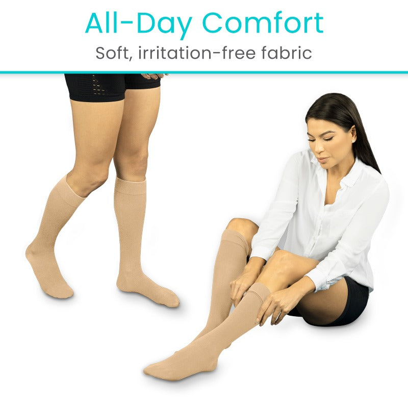 Knee High Compression Stockings 30-40mmHg