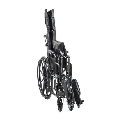Drive Silver Sport Recliner, 18" (W) X 16" (D), Vinyl, Swing-Away Elevating Leg Rests, 300 lbs.
